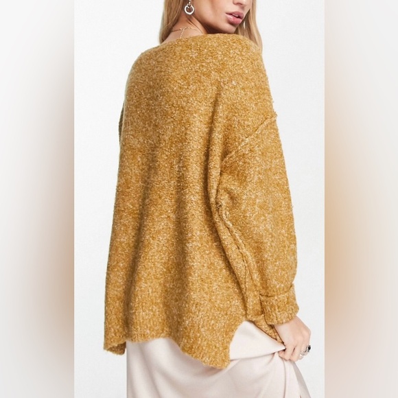 🎄Free People Moira Sweater | Honeycomb | M - Picture 2 of 9